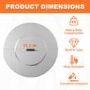 22.2" Round Fire Pit Lid for Ninja Fireside360 Outdoor Heater & Fire Pit