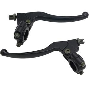 Left Right 7/8" 22mm Clutch Brake Handle Levers Perch Compatible with Honda XR80 XR100 CRF70 CRF80 CRF100 Pit Dirt Motor Bike Motocross