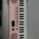 POGOLAB MK-2 37 Keys Kids Keyboard Piano, Portable Small Keyboard with 40 Songs, 200 Sounds, with MIDI Function, LED Display & Dual Speakers, Compact Mini Music Piano for Kids/Beginners (Pink)