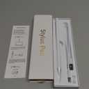 Stylus Pen for iPad A16 11th 10th 9th 8th 7th 6th Generation, iPad Pro 12.9 11 13 inch M4, iPad Air M3 M2 5th 4th 3rd Gen, iPad Mini A17 Pro 7 6 5, for Apple Pencil Pro 1st 2nd Gen Alternative (White)