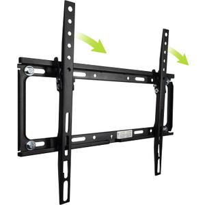 Philips Titlt TV Monitor Wall Mount Bracket for Most 30-80 Inch LED LCD OLED HDTV Flat Curved Screen TVs and Monitors with Max VESA 400x400mm up to 100lbs, Lockable Safety Bar, SQM7442/27