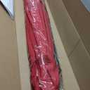 Simple Deluxe 9' Patio Umbrella Outdoor Table Market Yard Umbrella with Push Button Tilt/Crank (Red)
