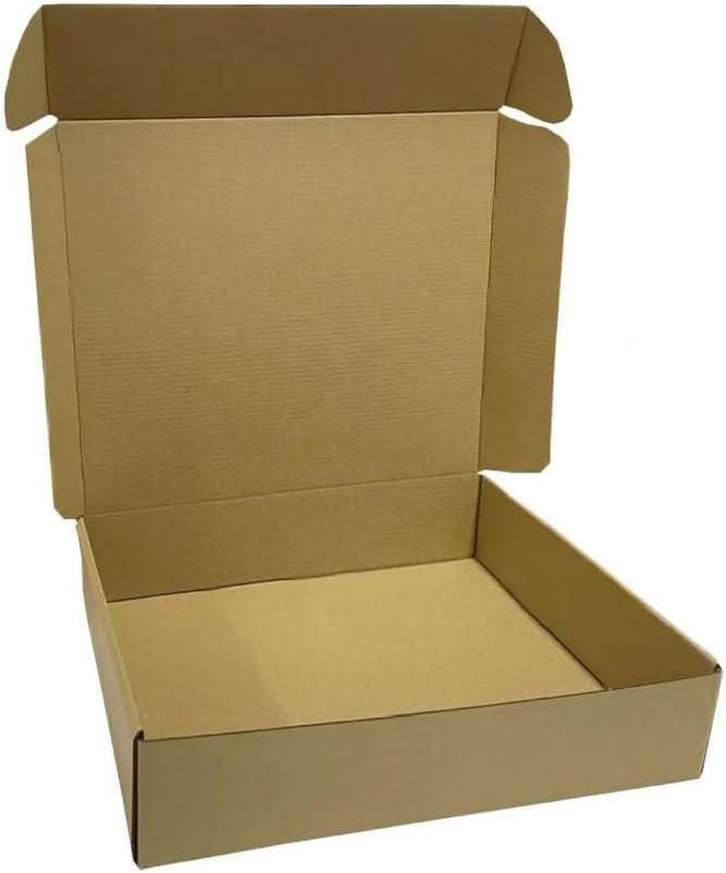 Shipping Boxes 13x11x3 Inches, 20 Pack Corrugated Cardboard Mailing Boxes for Small Business, Kraft Literature Mailer Medium Brown Box Packaging Supplies