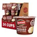 Idahoan Loaded Baked Mashed Potatoes Cup 4-pack, 6 oz (Pack of 6) Best By Oct 06, 2025
