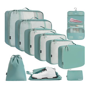 BAGAIL 6 Set/8 Set/10 Set Packing Cubes Various Sizes Packing Organizer for Travel Accessories Luggage Carry On Suitcase