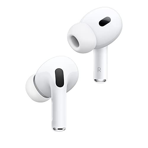 Replica Apple AirPods Pro 2 Wireless Earbuds, Active Noise Cancellation, Hearing Aid Feature, Bluetooth Headphones, Transparency, Personalized Spatial Audio, High-Fidelity Sound, H2 Chip, USB-C Charging