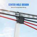 ECO-WORTHY Integrated Solar Connector 2-8 Y Branch Parallel PV Adapter Cable Wire Plug Tool Kit for Solar Panel(M/FFFF+F/MMMM)