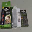 Whisper Quiet Dog Nail Grinder with 4 LED Lights, Safe & Stress-Free for Sensitive Dogs Cats of All Breeds & Sizes, 3 Grinding Bits, 3-Speed, Pet Nail Trimmers, Rechargeable Painless Grooming Kit Grey