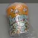 RAYMEA Plastic Popcorn Containers Retro Style Reusable Popcorn Buckets for Movie Night 7.1x7.1x5.1 - 2 Pack