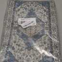 Stair Treads Non Slip for Wooden Steps 7pcs, Carpet Mat 27inX9in Indoor Stair Runner with Adhesive Backing, Treads Washable Reusable Stair Rugs for Kids, Elders, Pets (Blue)