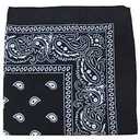 100% Polyester Unisex Bandanas - 5 Pack,  21 x 21 In Dark Green