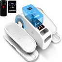 Under Desk Elliptical Machine-Ellipse Leg Exerciser as Seen on Tv,Portable Silent Elliptical Machine for Seniors with Remote Control,12 Speeds & Mute Function,Manual & Auto Mode