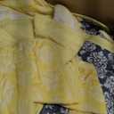 Cottolester Boho Quilt Set Queen Size Yellow Striped Bedspread Lightweight Soft Microfiber Bedding Set 96"x90" (3 Pieces)