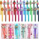 48 Sets Book Club Gifts Book Lover Gifts Ballpoint Pens with Bookmark for Women,48 Ballpoint Pens with 48 Paper Bookmarks