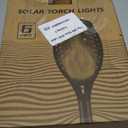 Outdoor Solar Lights, 6Pack Solar Torch Light with Flickering Flame, Solar Garden Lights Waterproof for Outdoor Decorations, Flame Torches for Outside, Outdoor Lighting for Pathway Yard Decor (Orange)