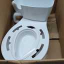 Ingenuity My Size Potty Pro 2-in-1 Potty Training Toilet, Floor Potty with Removable Potty Seat for Standard Toilets, Realistic Flushing Sound, For Toddlers Ages 18+ months, Up to 50 lb (White)