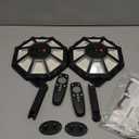 Solar Lights Outdoor, 168LED 6500K Flood Light Dusk to Dawn, 8 Sides Solar Outdoor Lights with Motion Sensor, IP66 Waterproof Solar Street Lights Outdoor for Yard, Pools(2 Pack)