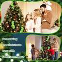 24 Pcs Christmas Tree Picks Set Furry Lime Green Curly Picks Stems Red Green Artificial Glitter Curly Berry Candy Sprays Ornaments Stems for Xmas Tree Topper Home Vase Fillers Decorations