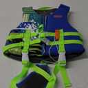 MoKo Swimming Vest for Kids 46-77 lbs, Clearance Children Swim Vests Water Activity Equipment Cute Pattern Watersports Swimming Device for Toddlers Boys Girls, L Size - Indigo