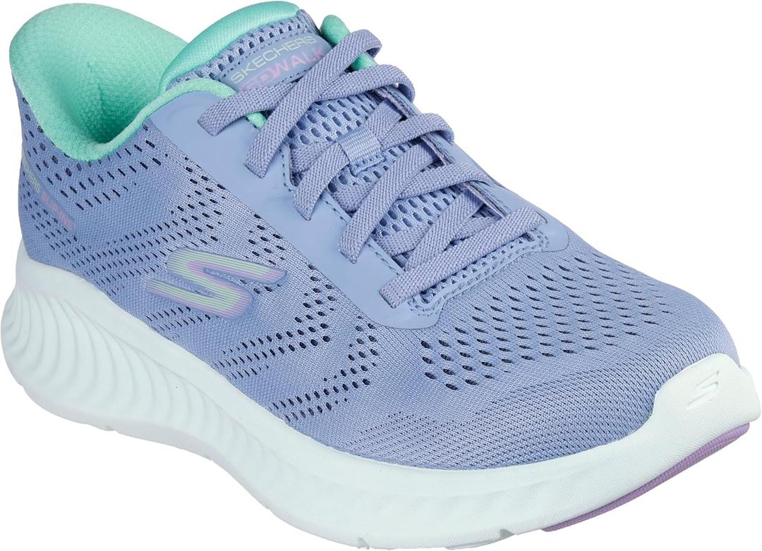 Skechers Women's Go Walk Now Hands Free Slip-ins Sneaker (8.5, Blue/Green)
