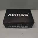 Womens Easy On Walking Shoes Lace Up Comfortable Tennis Shoes with Anatomic Toe Box for Women Breathable Running Sneakers (Black)