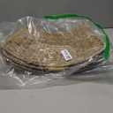 StorageWorks 22.5 Inch Christmas Tree Collar, 4-Piece Durable Christmas Tree Base Cover for Artificial Trees, Handcrafted Seagrass Christmas Tree Skirt for Christmas Decor, Medium