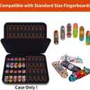 Case for TECH Deck Ultra DLX Fingerboard Mini Skateboards, Portable Fingerboard Travel Carrying Case for Collectible Finger Skateboards and Accessories (CASE ONLY!)