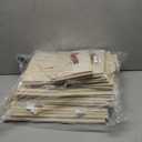 DIMJ Closet Organizers and Storage - Foldable Storage Bins with Drawers Fabric Stackable Storage Drawers with Clear Window,Fabric Clothes Organizers and Storage Drawers for Closet, 6-Pack, Beige