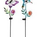 Solar Lights Outdoor for Garden Decor 32in  3 Pack