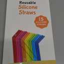 15 FITS ALL TUMBLERS STRAWS - Reusable Silicone Straws for 30 and 20 oz Yeti - Flexible Easy to Clean + 2 Cleaning Brushes - BPA Free, No Rubber Taste Drinking - Best Value for Money Pack