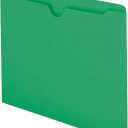 5 Pack Smead File Jacket, Reinforced Straight-Cut Tab, Flat,100 per Box (75503)