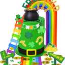 Boutrele Leprechaun Trap Kit for Kids,Catch a Leprechaun Trap Kit,St Patricks Day Decorations Party Supplies DIY Craft Kids Classroom Activity