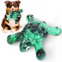 Letsmeet Heavy Duty Nylon Dog Bone Chew Toys - Real Bacon Flavor, Long-Lasting for Aggressive Chewers & Large Breeds (Green1)
