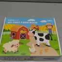 hahaland Busy Book for Toddlers 1-3 - Montessori Toys Busy Board for 1 Year Old Boy Gifts Girl Toys Educational Learning Quiet Activity Books Gifts Toddler Easter Basket Stuffers One Year Travel Toys