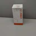 Coolflask 64 oz Water Bottle Insulated with PU Leather Sleeve, Half Gallon Water Bottle Color Contrast with Straw Lids, Stainless Steel Metal Large Water Jug, Keep Cold 48h Hot 24h,Polar Black