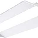 Lithonia Lighting STAKS 2X4 ALO6 SWW7 LL Stack LED Troffer Downlight with 3000 to 5000 Adjustable Lumens and 3500 to 5000K Switchable CCT, 2 Feet by 4 Feet, White