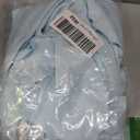 Arshiner Girls Dress Summer Ruffle Sleeve Mesh A Line Casual Party Dresses with Pockets (Blue) Size 10-12