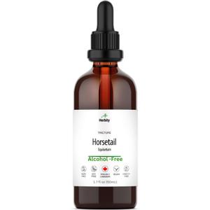 Horsetail Tincture – Alcohol-Free Herbal Extract for Hair, Skin, Nails & Bone Support – Vegan, Sugar-Free, Glycerin-Based Supplement – (1.7 Fl Oz)