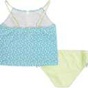 Hurley Girls Tankini 2-Piece Swimsuit (16, Turquoise Waves/Cool Matcha)