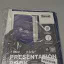 Dunwell Presentation Binder 60-Pocket, Displays 120 Pages, 8.5x11 Portfolio Binder with Plastic Sleeves, Storage and Organizer for Documents, Photos, Kids Artwork, Projects, Recipes (Blue)