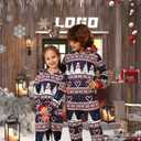 VNVNE Matching Christmas Onesie Pajamas for Women/Men/Couples/Family, Xmas Holiday Long Sleeve One-Piece Adults Pjs Sleepwear (M)