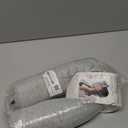 Dot&Dot Twist Memory Foam Travel Pillow for Airplanes - Travel Neck Pillow for Sleeping - Airplane Pillow for Neck Support, Chin, Lumbar and Leg - Adjustable, Bendable Neck Roll Pillow