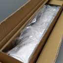 Biukis Ceiling Fans with Lights 60-in White Ceiling Fan with Dimmable LED Light Kit Remote Control Modern Blades Reversible DC Motor, 6-Speed, Timer