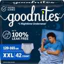 GoodNites Boys Nighttime Underwear, Size XXL, 42 Ct, 2 Packs of 21
