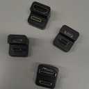 AGVEE 180 Degree Angled USB-C to USB-C Adapter and 2 Direction U-Shaped Mini HDMI to HDMI Converters, HDMI 2.0 4k@60HZ, Coupler Extender Extension for Portable Display Monitor, Black