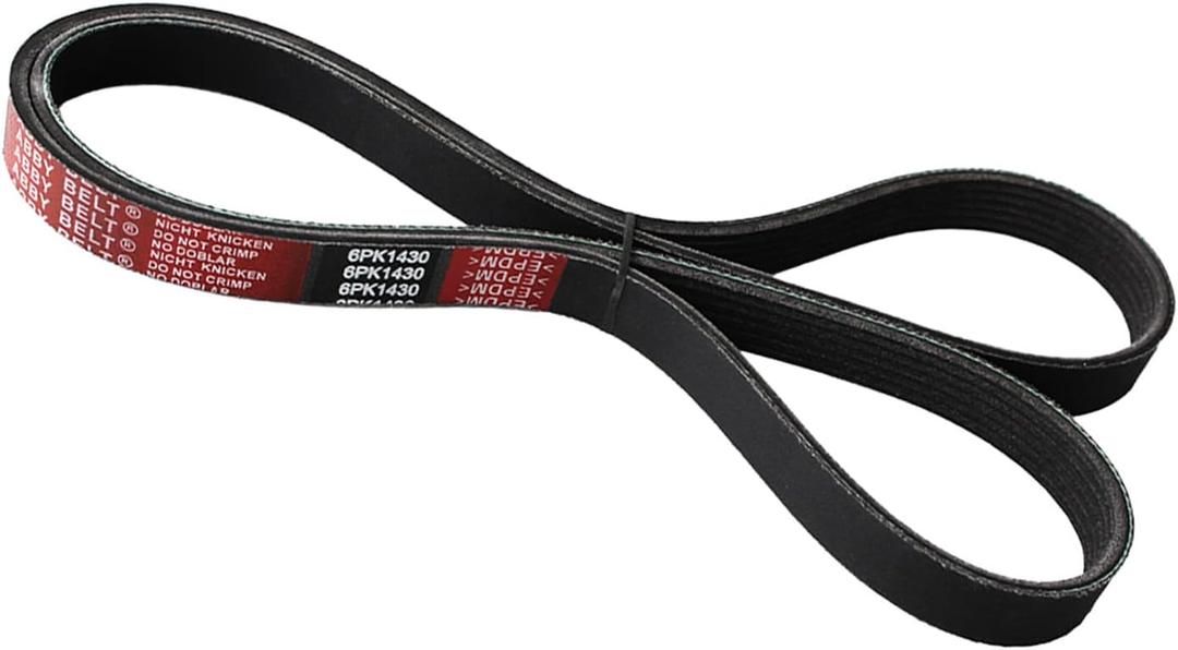 AUCERAMIC Serpentine Drive Belt Fit for Nissan Altima 2013-2018, Rogue 2014-2020, DOHC L4 2.5L, Gas Only, 152 Cubic Inch, Replace# 117203TA0A, 6PK1430, 6PK1429, 6PK1428, 11720-3TA0A