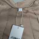 ATHMILE Womens Tops Dressy Casual Tee Shirts Summer Blouses Fashion Spring Top Khaki, XXL
