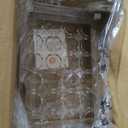 vacane 24 Capacity Egg Holder for Refrigerator Organizer Bins, Clear Egg Storage Container for Fridge Egg Drawer Egg Tray with Non-Slip Pads, Bpa Free Egg Organizer- 1 Pack