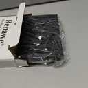 Renawe Black Bathroom Counter Tray Organizer Wood Riser Stand Kitchen Countertop Trays Wooden Pedesta Display Dish Soap Dispenser Holder for Bathroom Decor Sink Accessories Vanity Tray (12x6.7 inch)