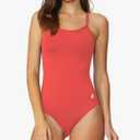baleaf Women's Athletic Training Adjustable Strap One Piece Swimsuit, M